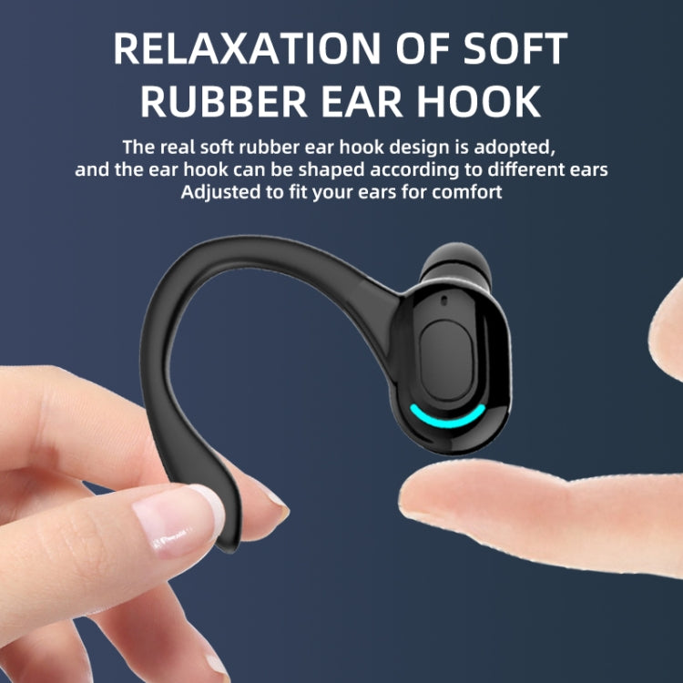 Écouteurs stéréo sans fil Bluetooth 5.1 F8 pour le sport : un écouteur (noir), un écouteur (blanc), un écouteur (noir et rouge), un écouteur (noir et bleu), un écouteur (noir et vert)